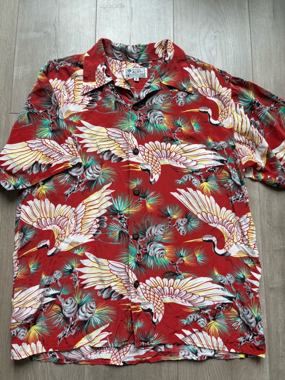Rare Avanti men’s silk aloha Shirt